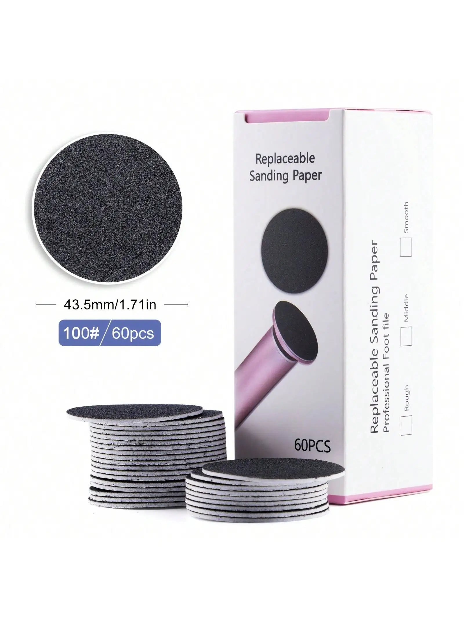 Dermave Electric Foot Callus Remover, Pain-Free Electric Foot File Callus Remover for Feet Professional Adjustable Speed, 360 Ro