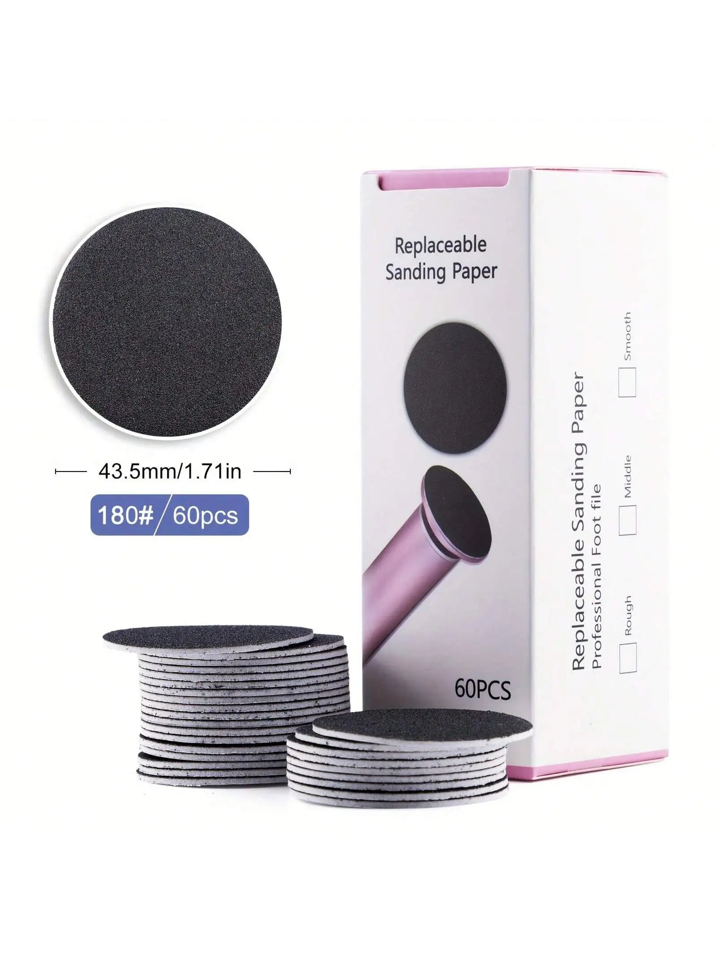 Dermave Electric Foot Callus Remover, Pain-Free Electric Foot File Callus Remover for Feet Professional Adjustable Speed, 360 Ro